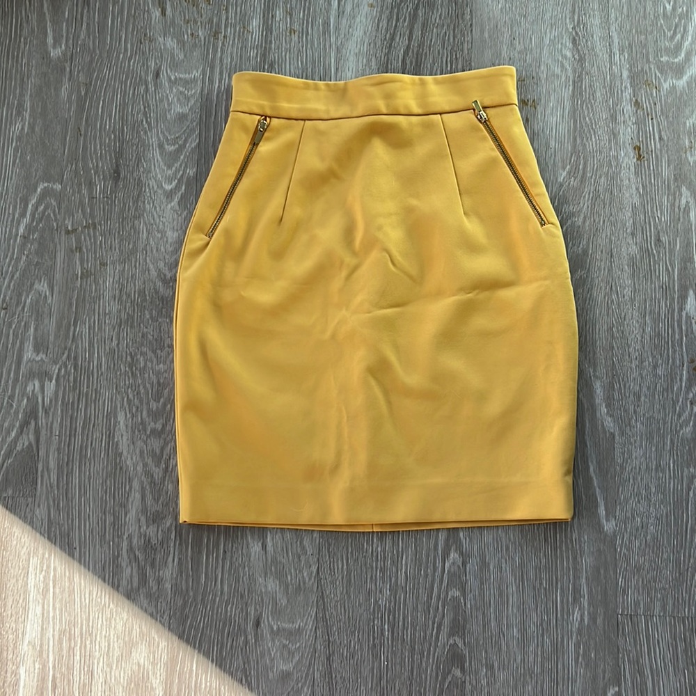 Yellow H&M Pencil Skirt